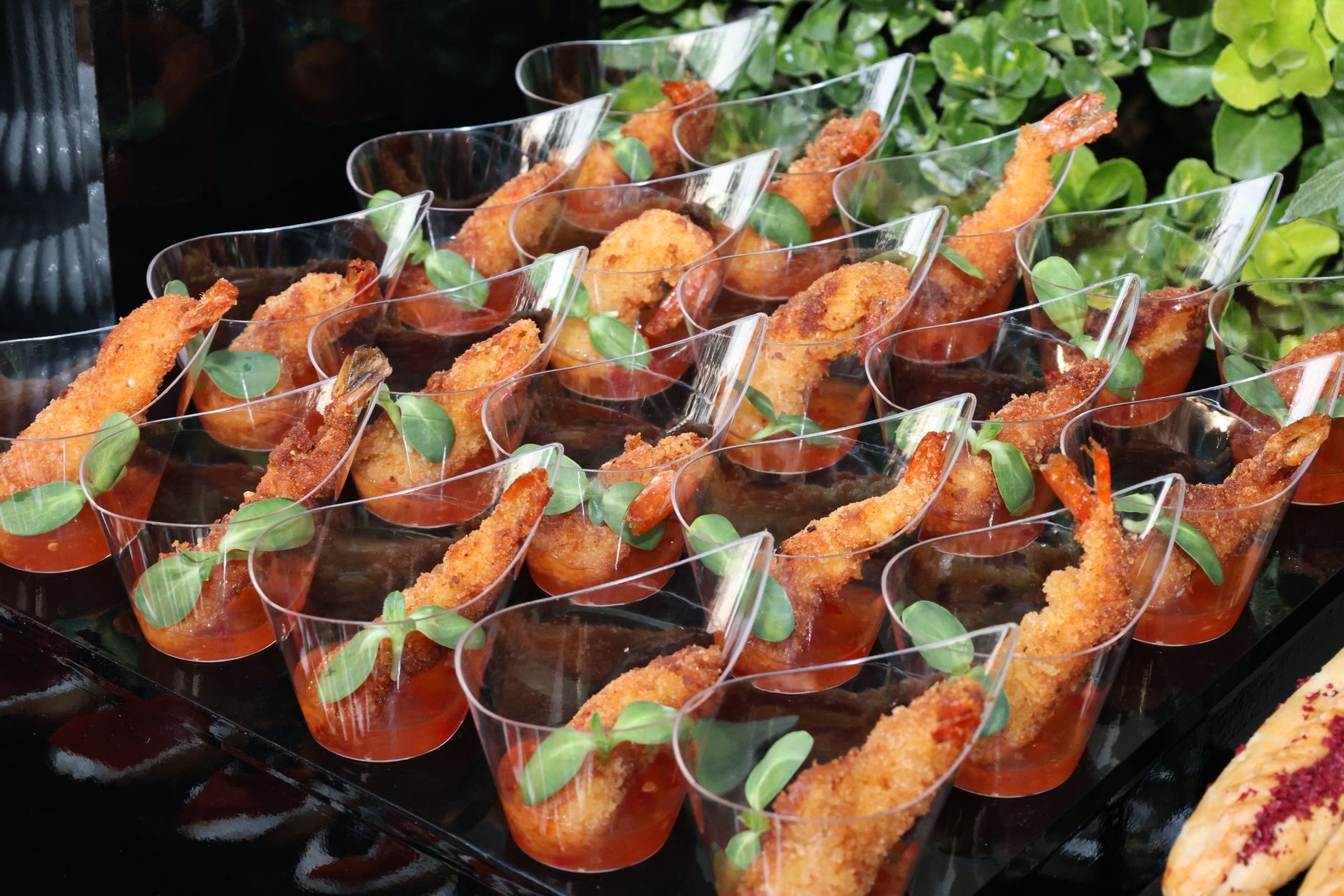Loaded appetizer platter with sliders and wings